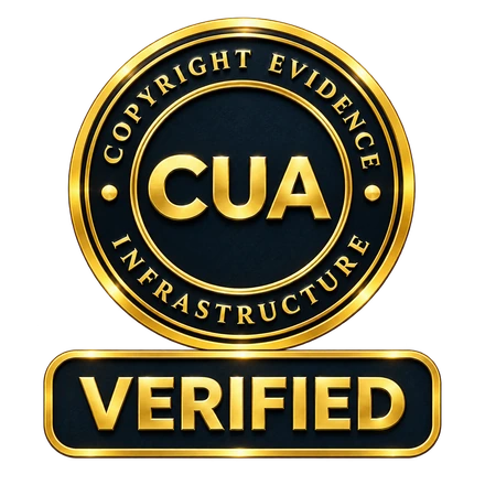 CUA Copyright Evidence Infrastructure — Verified seal